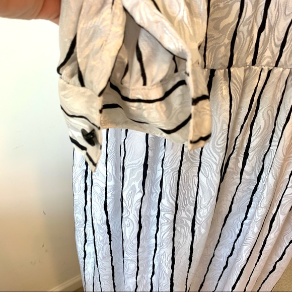 Vintage BROWNSTONE STUDIO Lightweight Striped Long Sleeve Dress—SZ. 4 - Picture 3 of 13